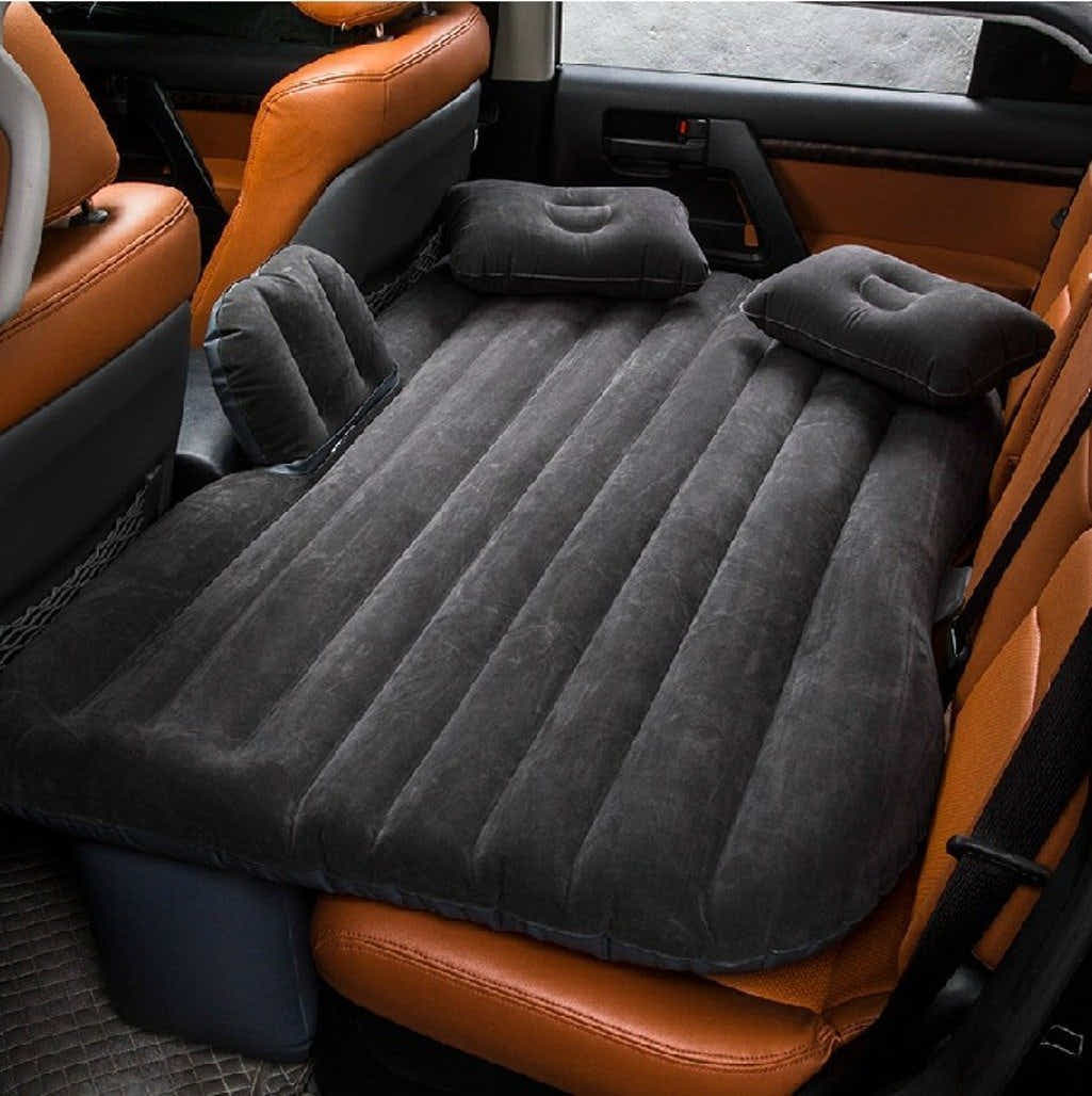DS BS Car Travel Inflatable Mattress Air Cushion Bed Black