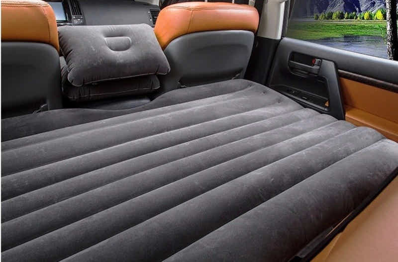 DS BS Car Travel Inflatable Mattress Air Cushion Bed Black