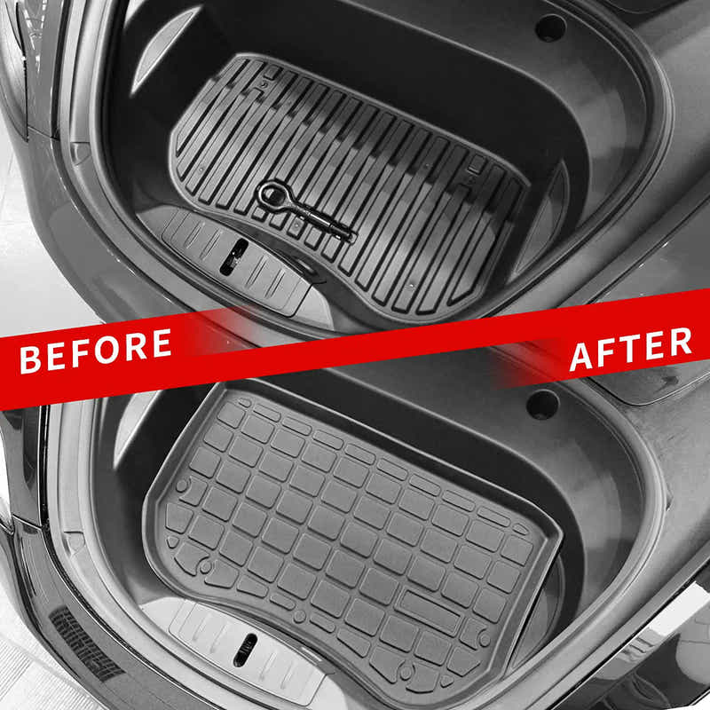 DS BS Tesla Model 3 Front Trunk Mats