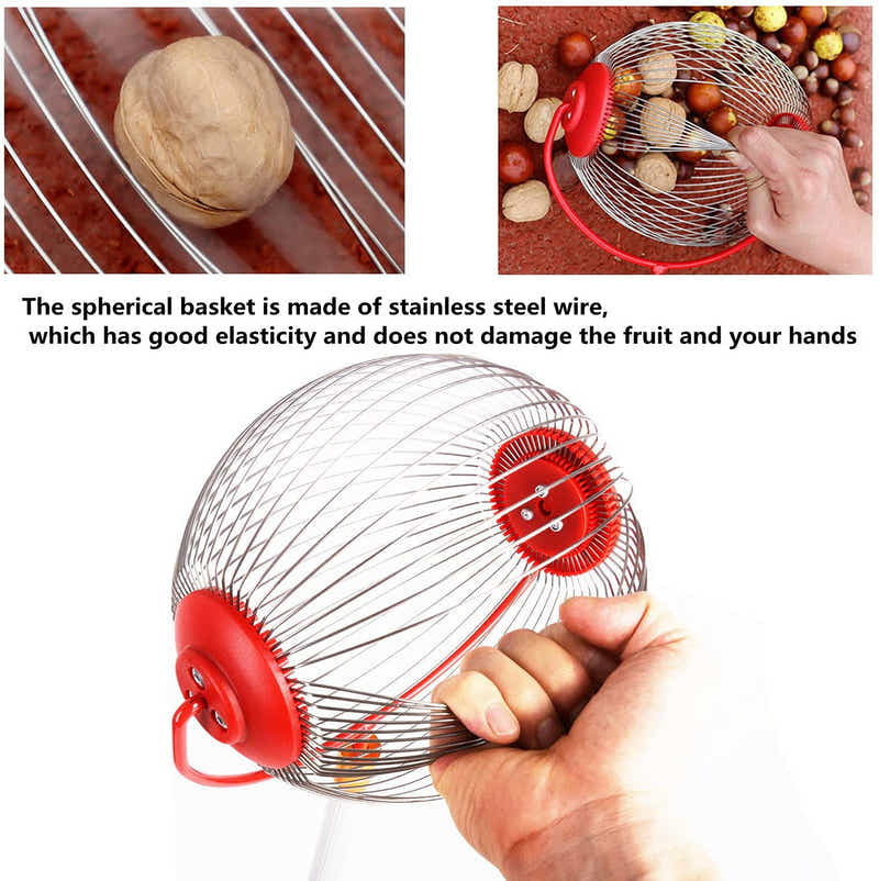 DS BS Aluminum Alloy Rolling Garden Harvest Picker