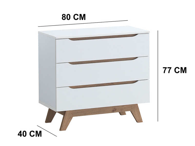 Simona 3 Drawer Chest