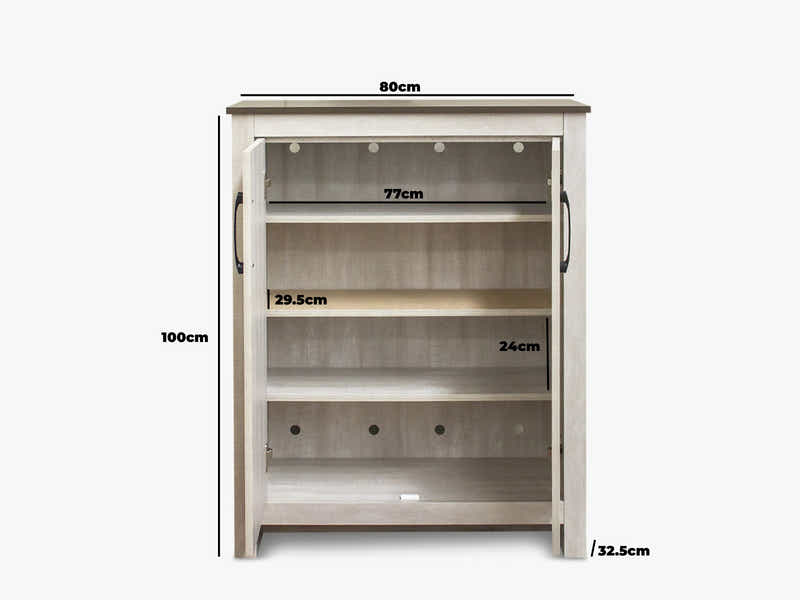 Lennart 2-Door Shoe Storage Cabinet