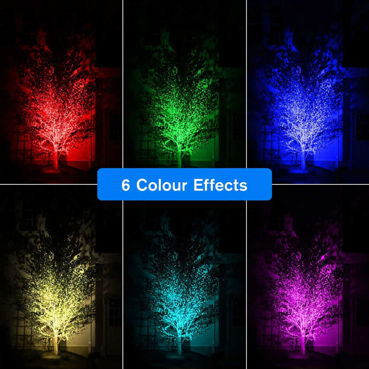 DS BD Solar RGB Pond Light 2 Headlights Outdoor Waterproof Multicolours