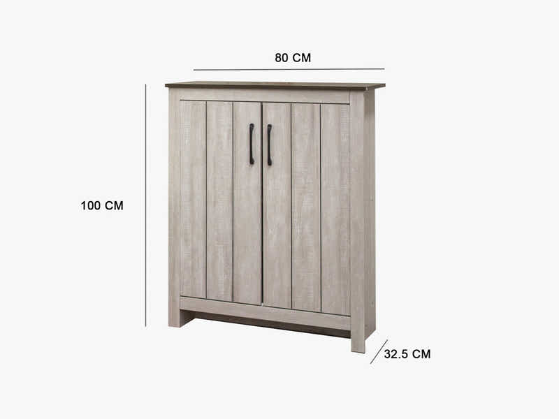 Lennart 2-Door Shoe Storage Cabinet