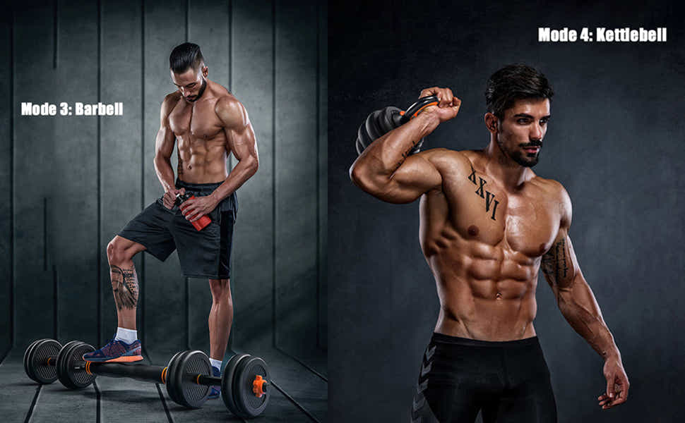 DS BS Multifunctional Dumbbells Weights Set -40kg