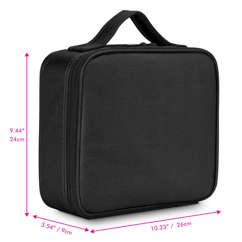 DS BS Portable Adjustable Travel Makeup Organizer Case-M
