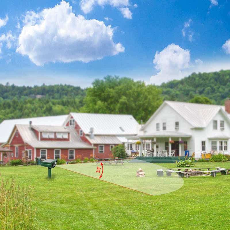 DS BS Outdoor Solar Repellent Ultrasonic Animal Repeller