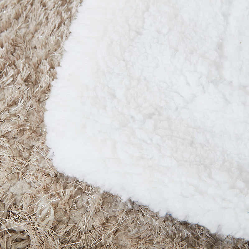 DS BS Thick Fuzzy Soft Sherpa Fleece Bed Sofa Blankets-Gray