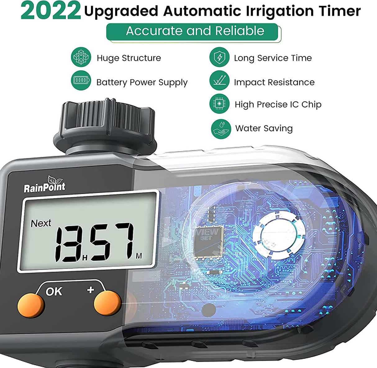 DS BS Sprinkler Timer Programmable Automatic/Manual Irrigation System