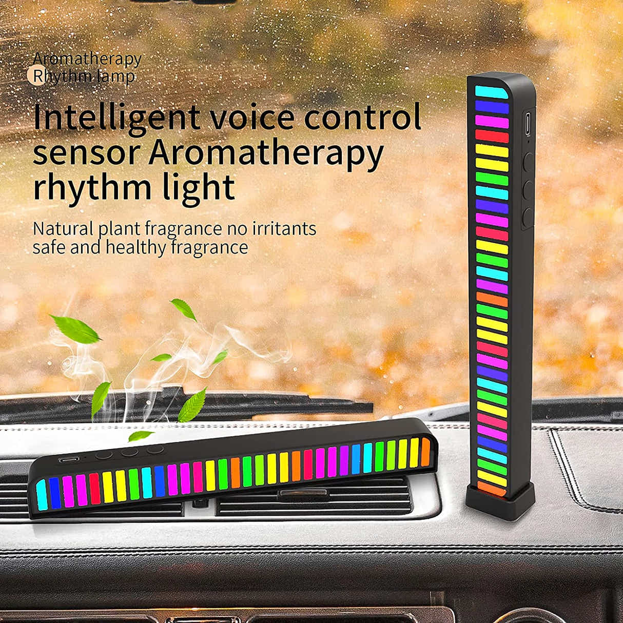 DS BS APP Control Stereo Audio Spectrum RGB 32 LED Light