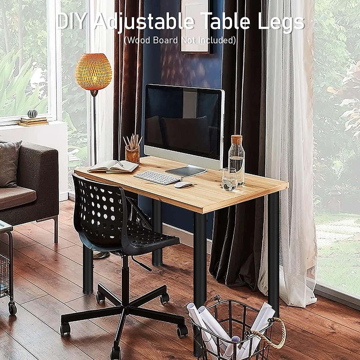 DS BS Adjustable Office Table Furniture Metal Desk Legs-110cm