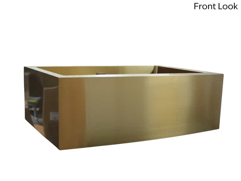 Gold Stainless Steel Single Sink