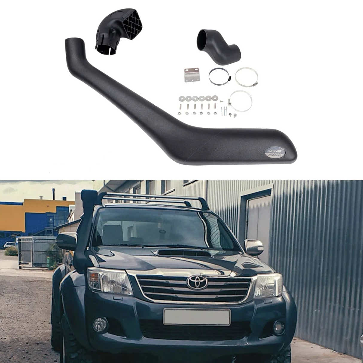 DS BD Snorkel Kit Air Intake Toyota Hilux N70 25 Series 2005-2014 SR/SR5 1KD-FTV