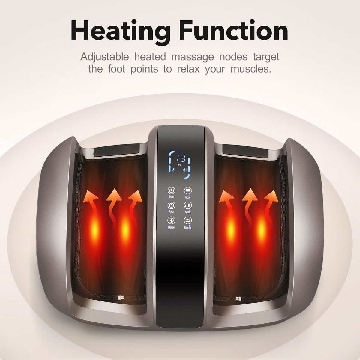 DS BD Foot Massager Machine Leg Calf Arm Electric Shiatsu LED Adjustable Bracket
