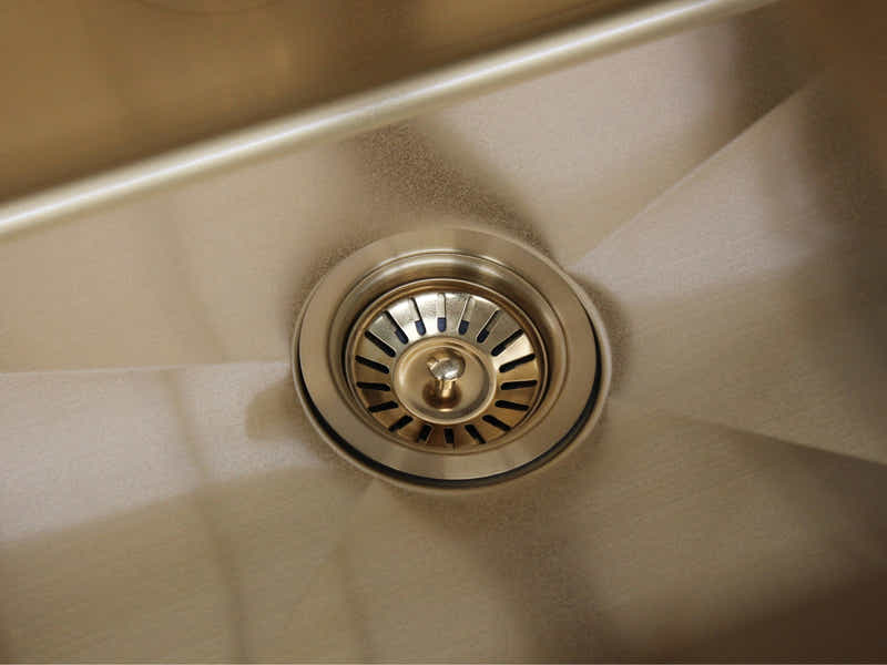 Gold Stainless Steel Single Sink