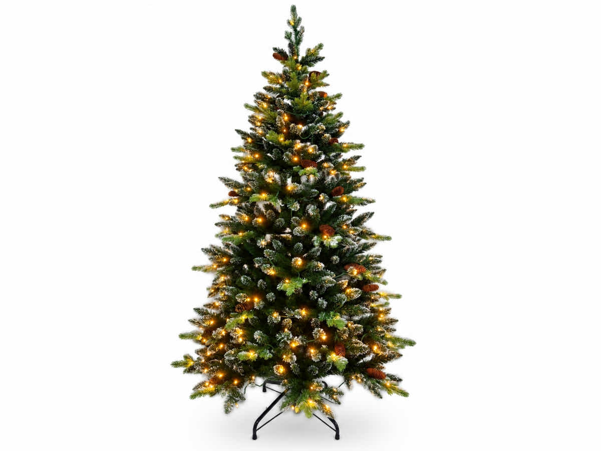 DS Christmas Tree Snow Tips with Lights - 6FT/180cm