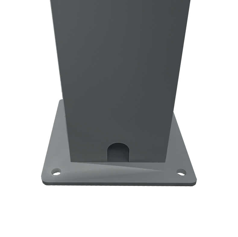 Aluminum Louvre Roof Pergola Grey - 3m x 3m