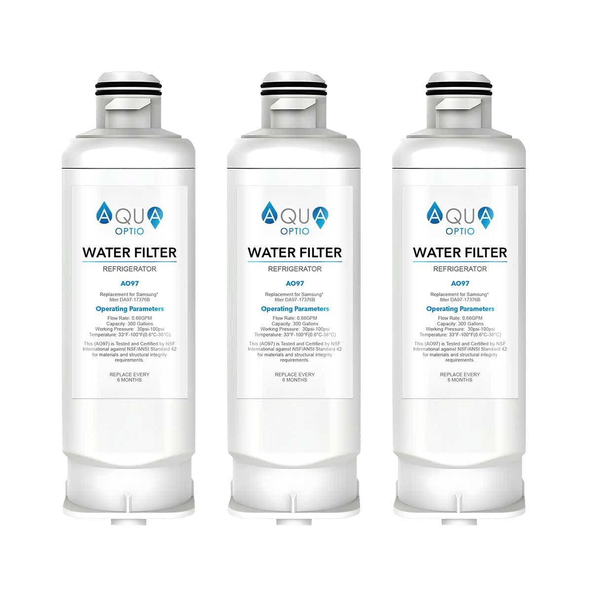 DS BD Refrigerator Water Filter DA97-17376B Replacement HAF-QIN/EXP, DA97-08006C