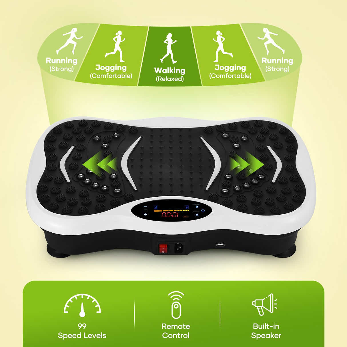 DS BD Vibration Platform Machine Plate Fitness Gym Exercise Vibrating Shaking