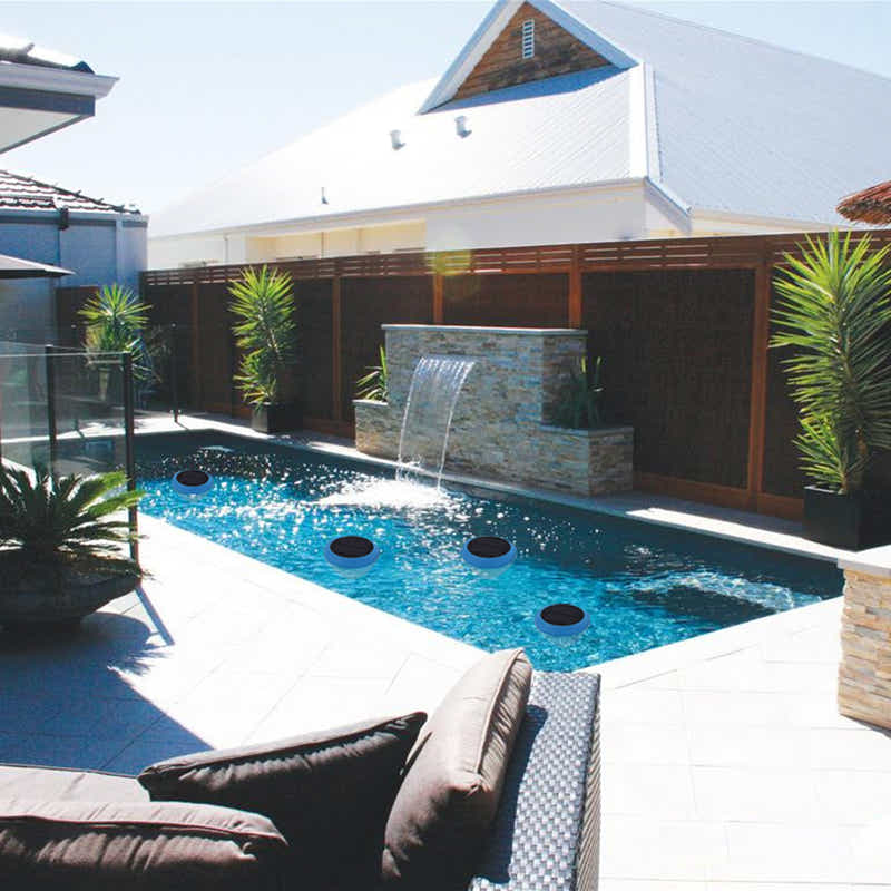 DS BS Solar Powered Led Home Garden Pond Pool Light