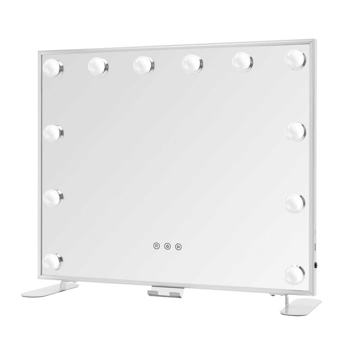 DS BD Hollywood Vanity Mirror 12 Lights Dimmable LED Bulbs Tabletop Lighted