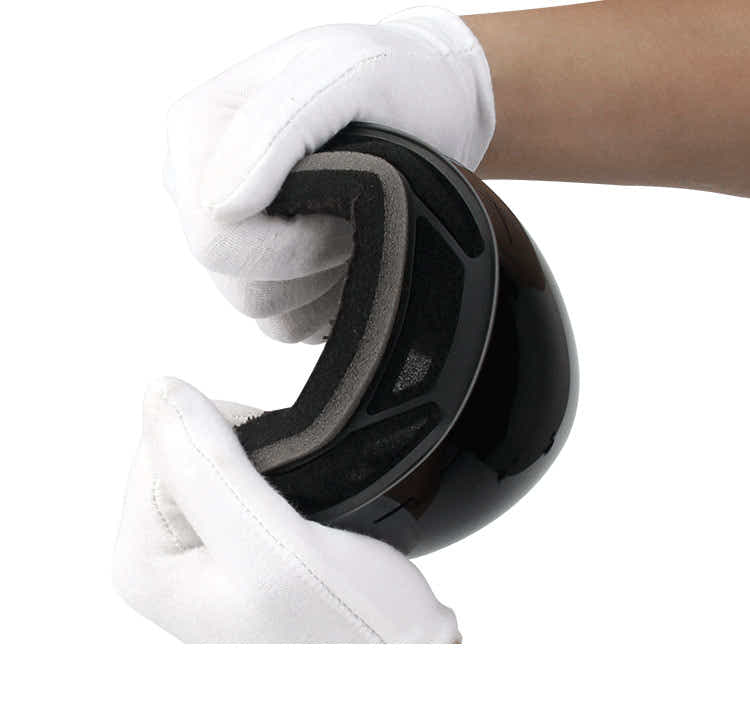 DS BS Unisex Double Layers UV Anti-Fog Big Ski Mask Goggles-Sliver