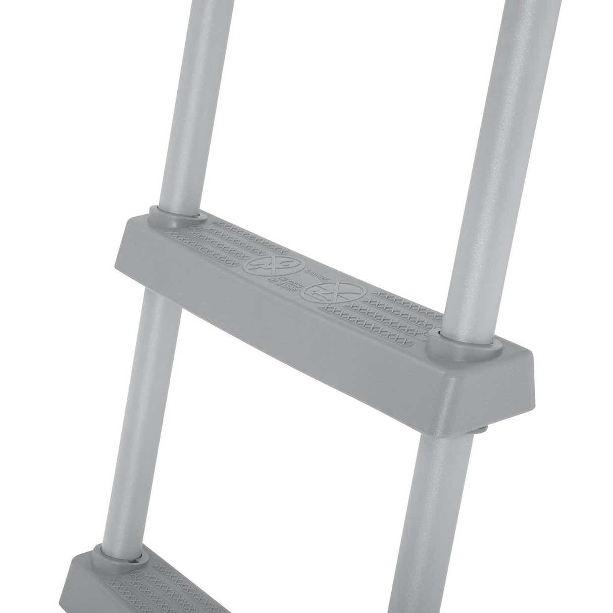 DS BD Bestway Pool Ladder Above Ground Swimming Steps Stairs Steel Frame Deluxe