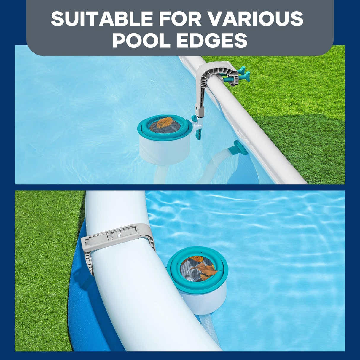 DS BD Bestway Swimming Pool Skimmer Surface Leaf Debris Cleaner Inflatable Above