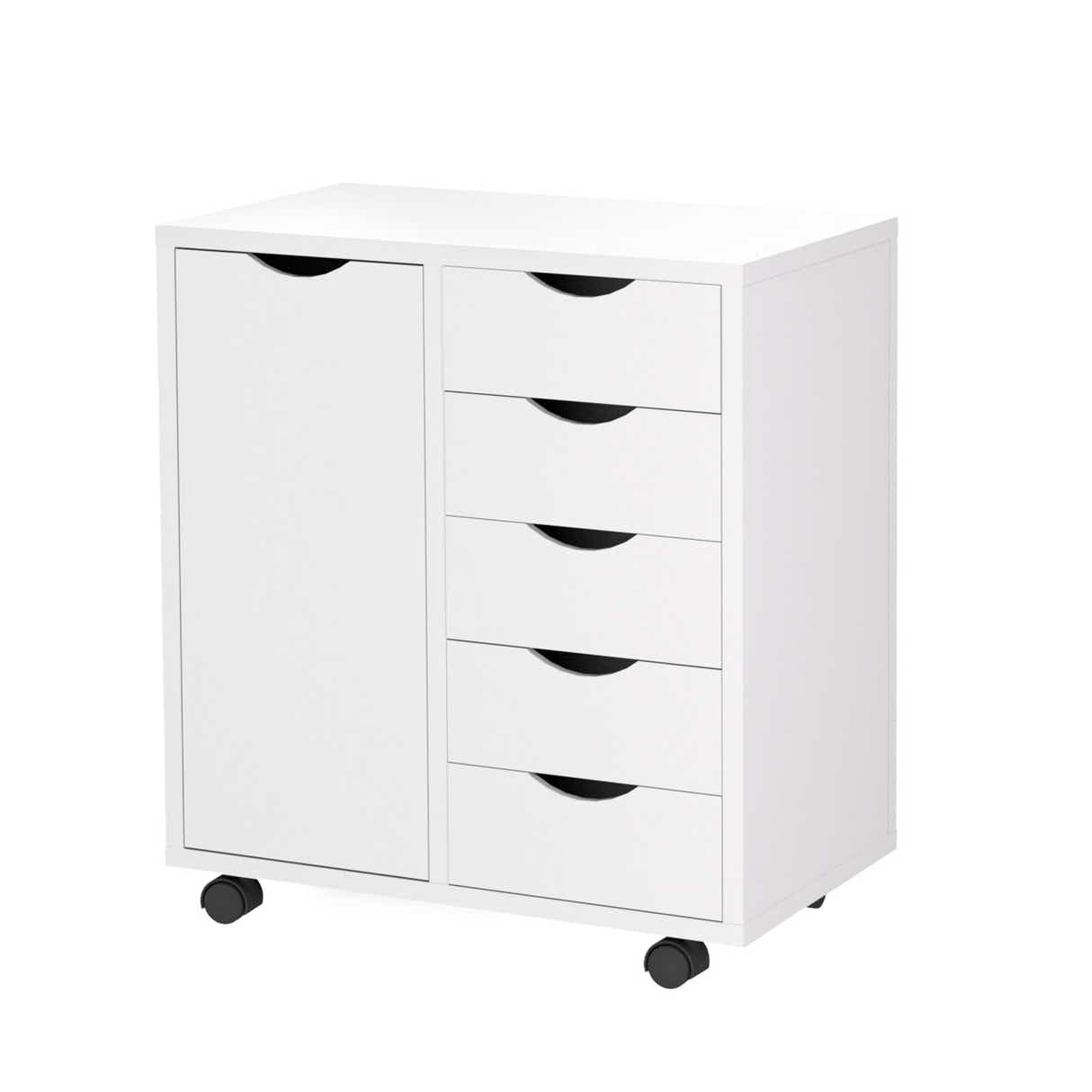 DS BD 5 Drawer File Cabinet Mobile Desk Filing DocumentOrganiser Side Chest Home