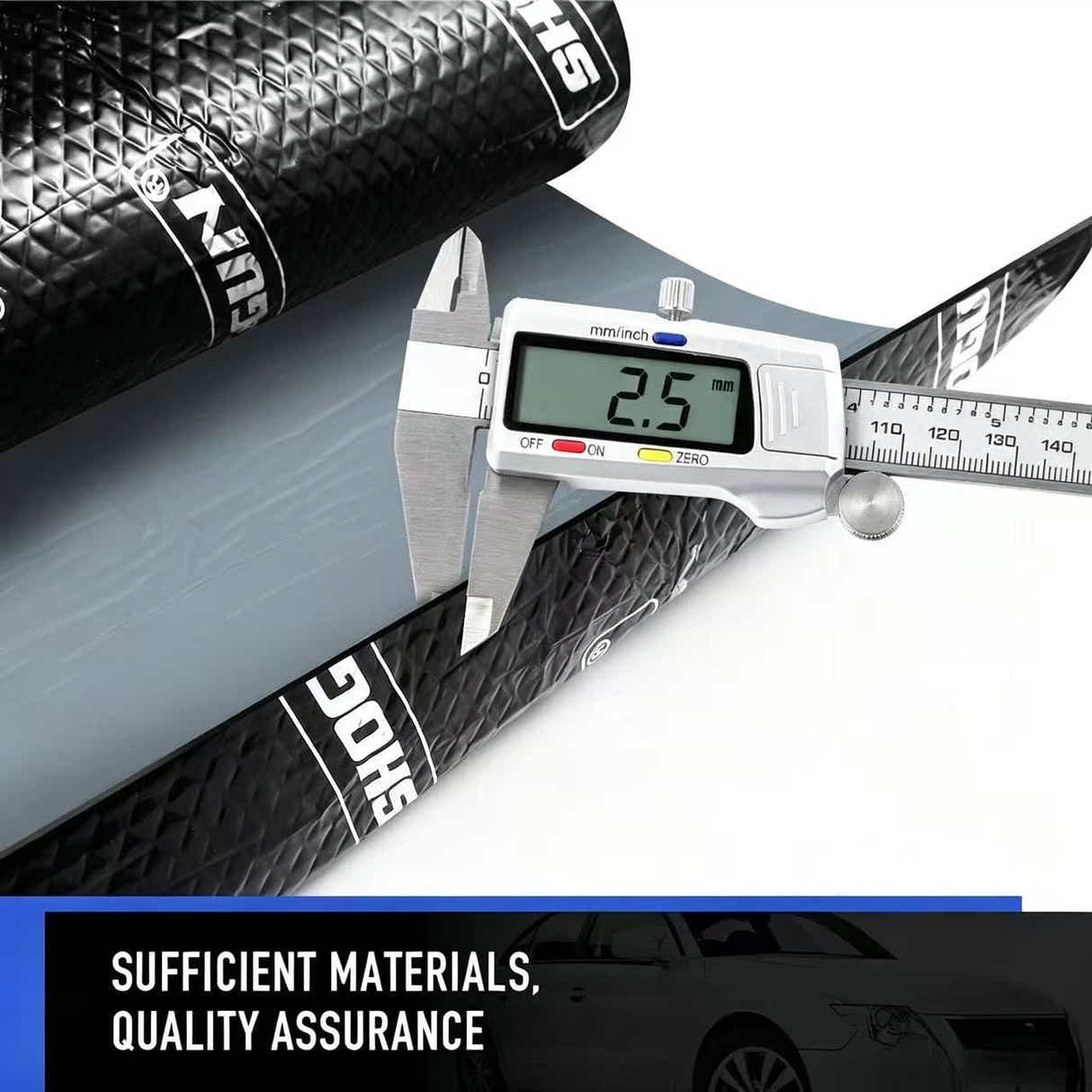 DS BD Butyl Sound Deadener Car Deadening Mat Audio Noise Insulation Automotive