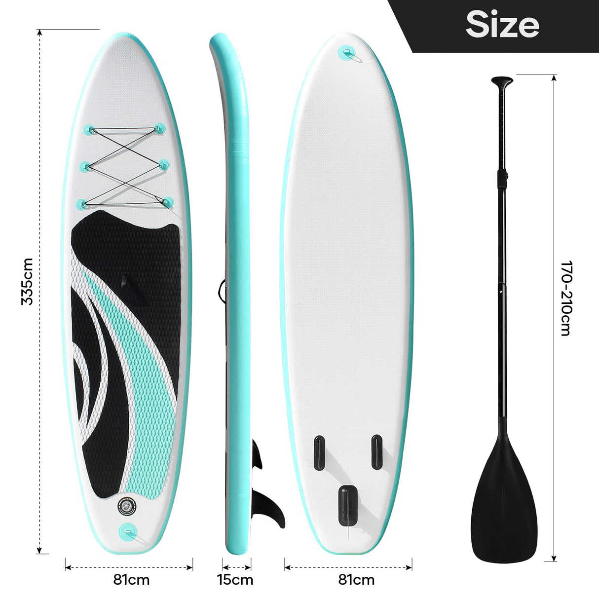 DS BD Stand Up Paddle Board Inflatable SUP Surfboard Paddleboarding KayakSurfing