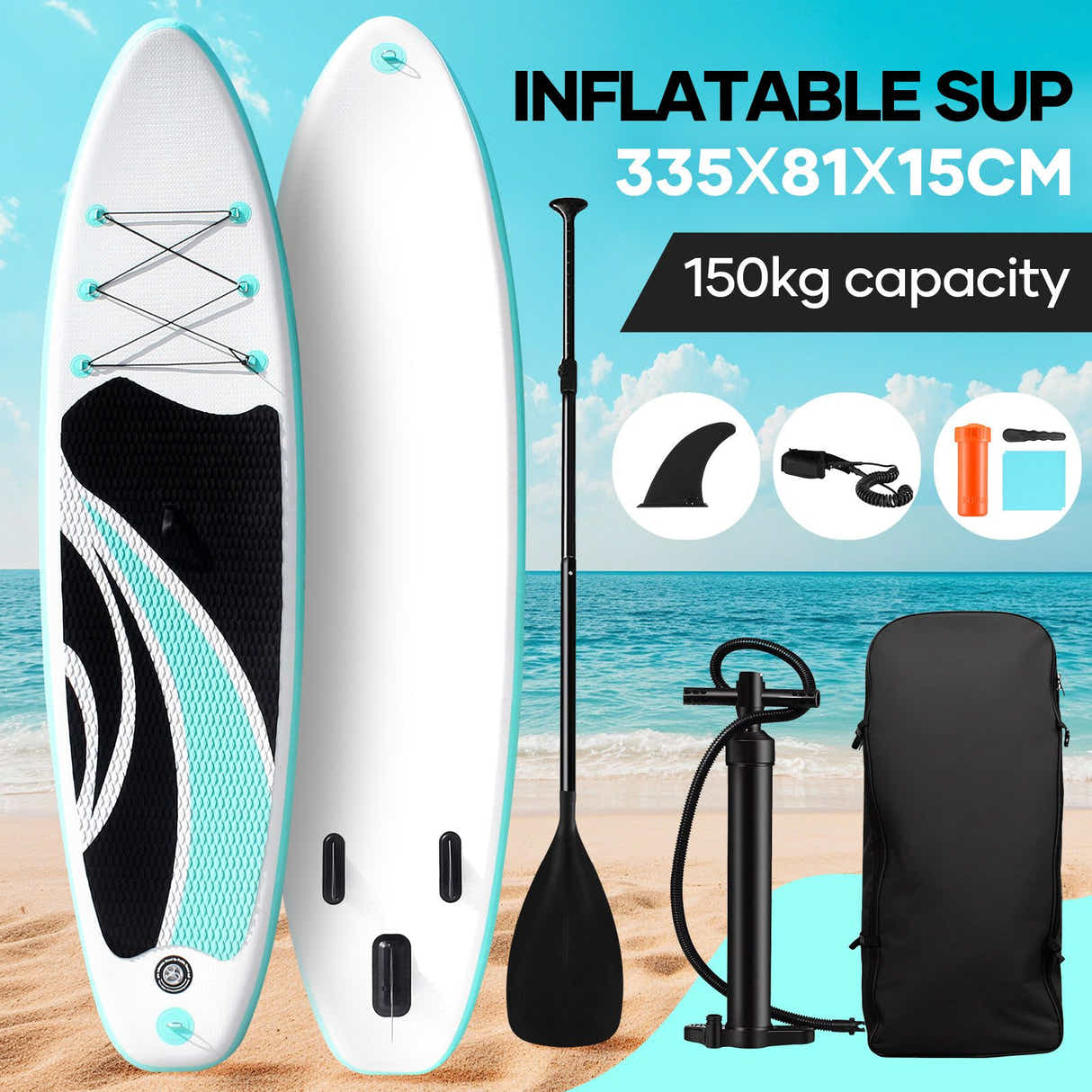 DS BD Stand Up Paddle Board Inflatable SUP Surfboard Paddleboarding KayakSurfing