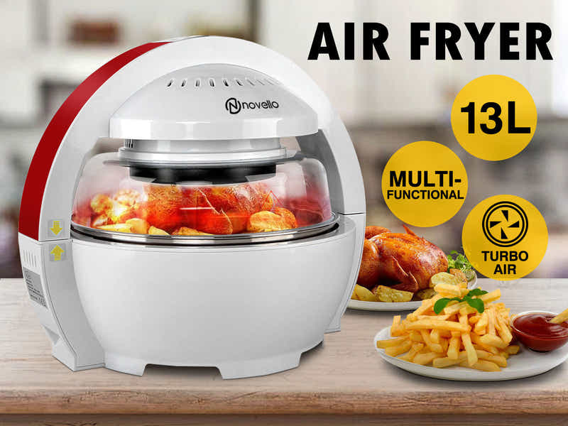 Novello Air Fryer 13L - White & Red