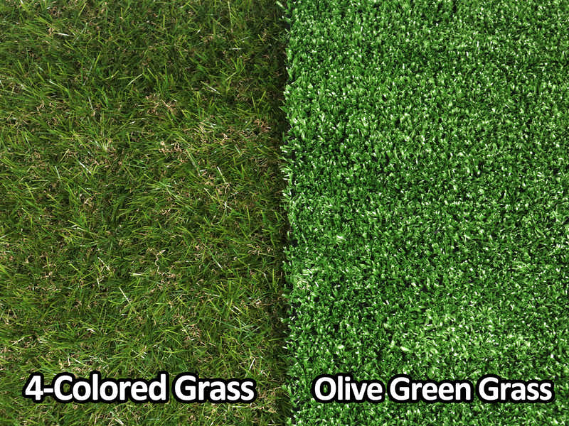 4-Colored 30 mm Artificial Grass - 1x10 m Roll