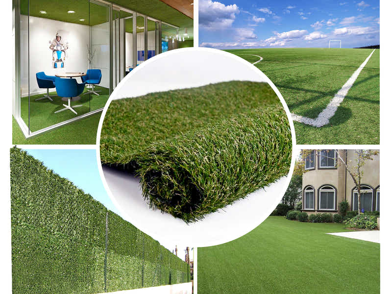 4-Colored 40 mm Artificial Grass - 1x10 m Roll
