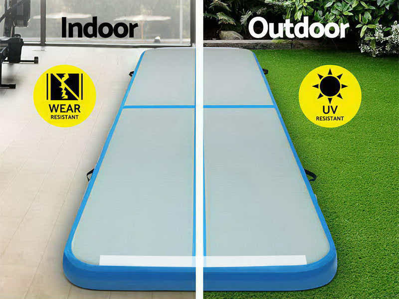 Air Track Blue & Grey – 300cm x 100cm x 10cm