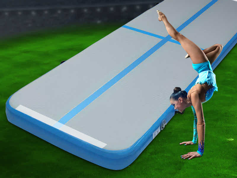 Air Track Blue & Grey – 300cm x 100cm x 10cm