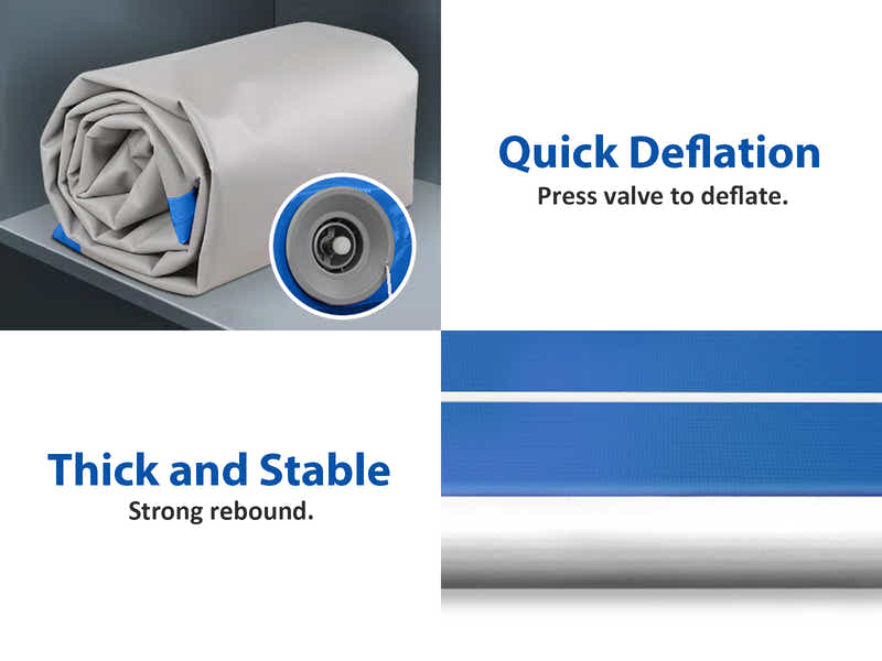 Air Track Blue & White – 300cm x 100cm x 20cm