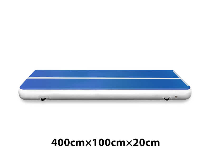 Air Track Blue & White – 400cm x 100cm x 20cm