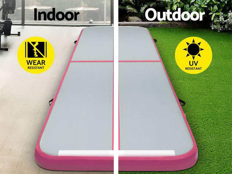 Air Track Pink & Grey – 400cm x 100cm x 20cm