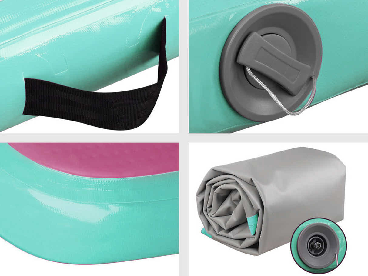 Air Track Pink & Green – 500cm x 100cm x 20cm
