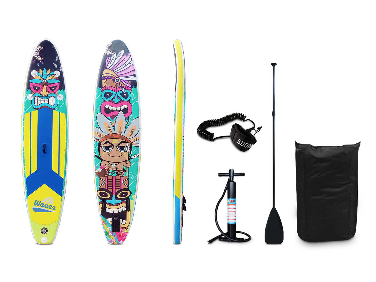 10 ft Single Layer Inflatable SUP - Wild Man Cartoon