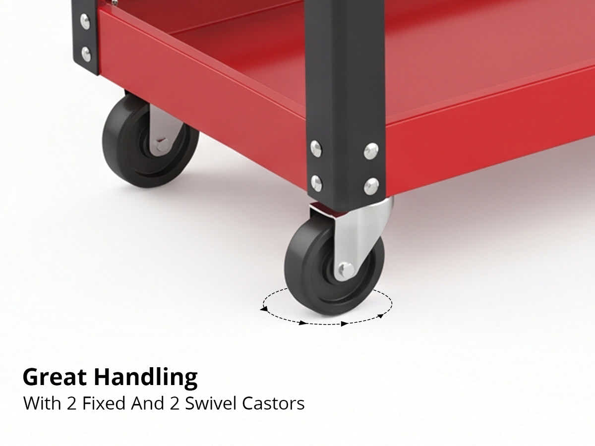 DS 3-Tier Tool Trolley Cart