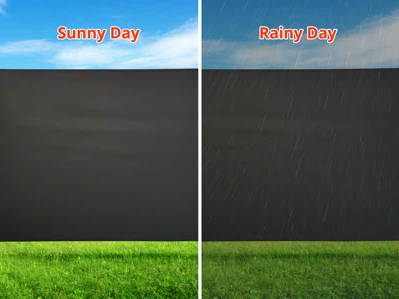 DS Side awning B 300x200cm Grey