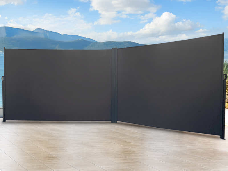 DS Side awning B 300x200cm Double Grey