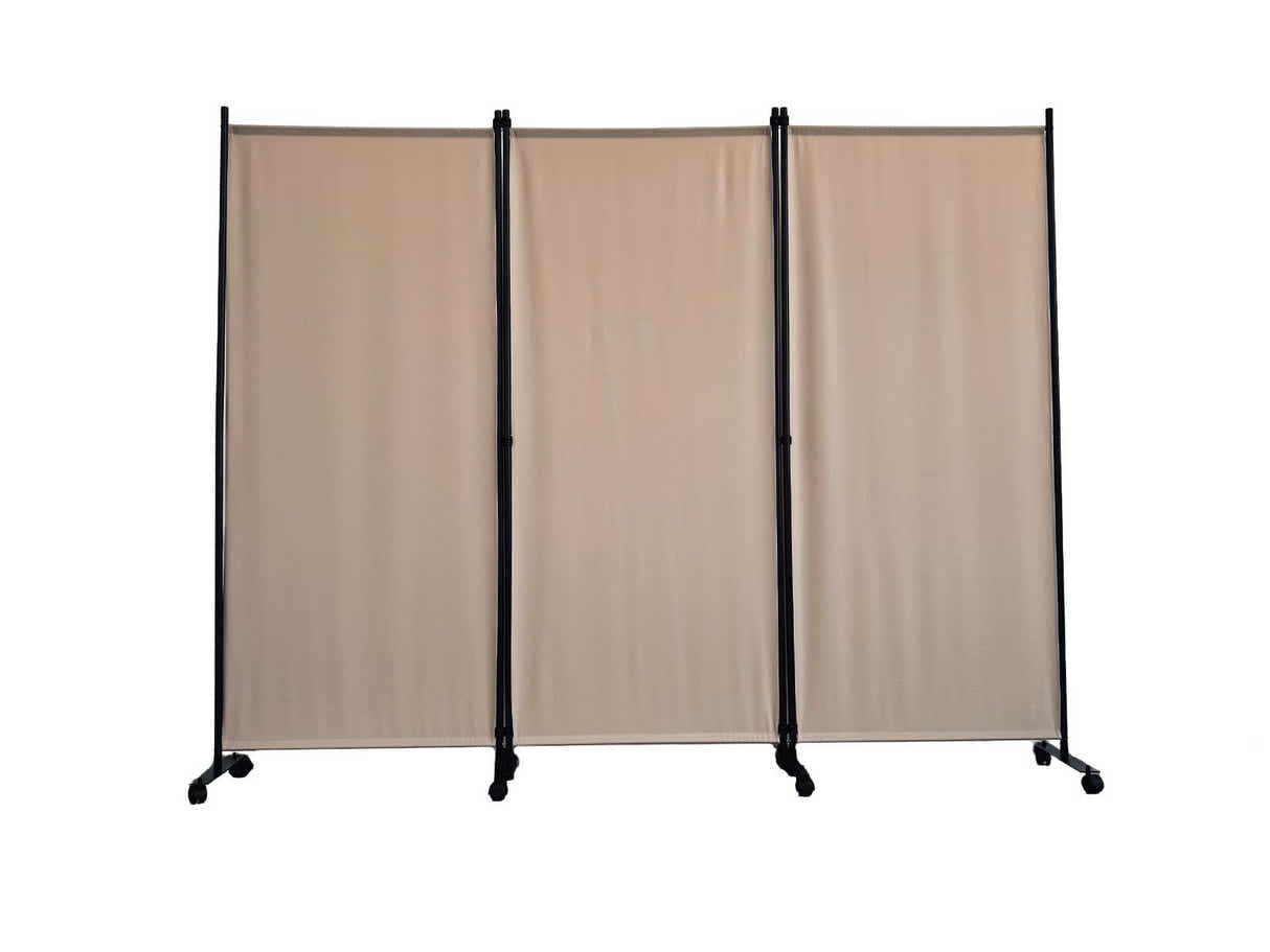 Fabric Room Divider 226X178cm SAND