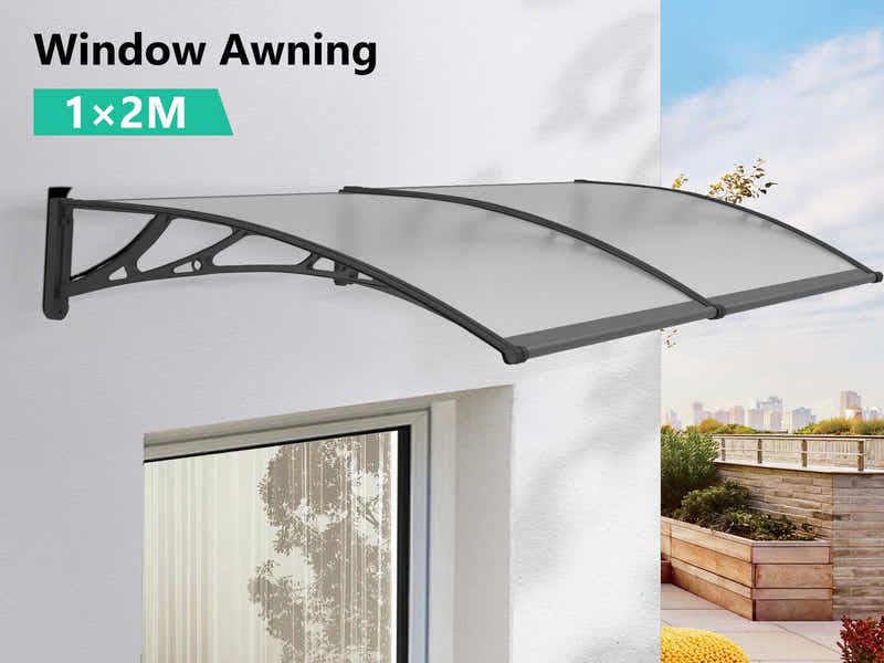 Clear Window Awning 100cm x 200cm