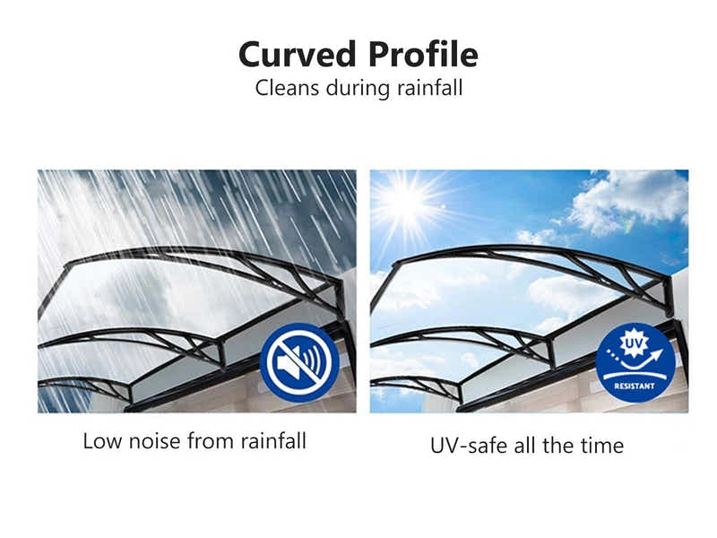 Clear Window Awning 100cm x 300cm