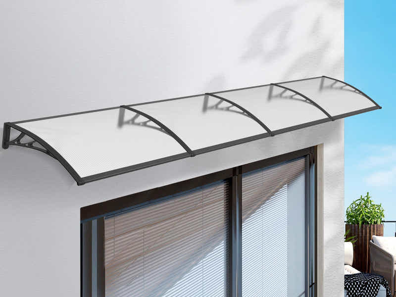 Clear Window Awning 100cm x 400cm