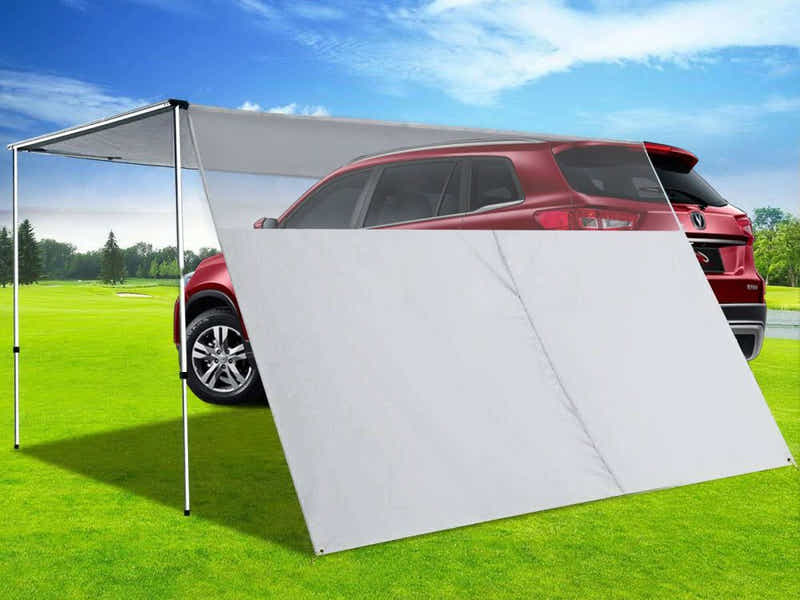 Retractable Car Awning 2.5m x 2m - Grey